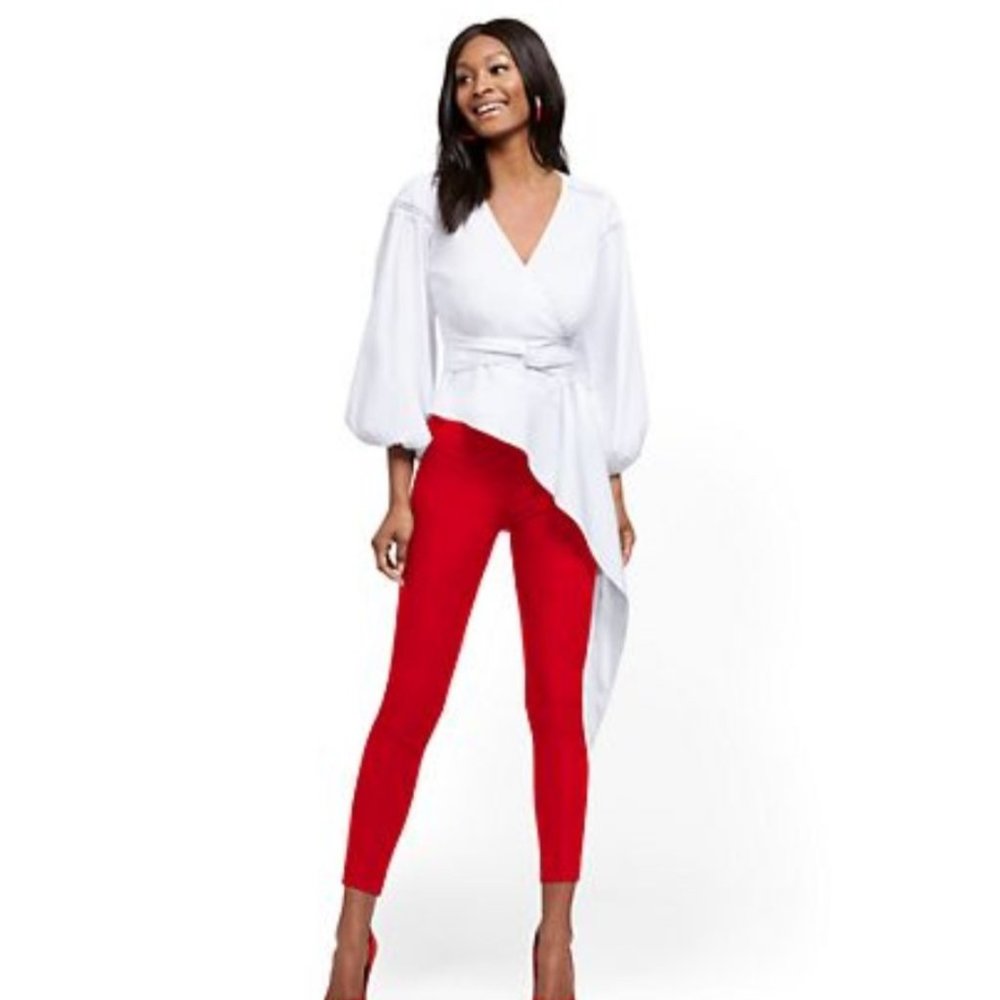 Petite Whitney High Waisted Pull-On Ankle Pant